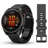 Montre Garmin Fenix 8 Pro 47mm AMOLED Sapphire Titane Bracelet Titane DLC