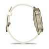Montre Garmin Venu 4 - 41 mm Gray bracelet Silicone Ivoire