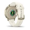 Montre Garmin Venu 4 - 41 mm Gray bracelet Silicone Ivoire