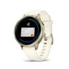 Montre Garmin Venu 4 - 41 mm Gray bracelet Silicone Ivoire