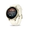 Montre Garmin Venu 4 - 41 mm Gray bracelet Silicone Ivoire