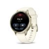 Montre Garmin Venu 4 - 41 mm Gray bracelet Silicone Ivoire