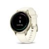 Montre Garmin Venu 4 - 41 mm Gray bracelet Silicone Ivoire