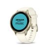 Montre Garmin Venu 4 - 41 mm Gray bracelet Silicone Ivoire