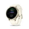 Montre Garmin Venu 4 - 41 mm Gray bracelet Silicone Ivoire