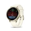 Montre Garmin Venu 4 - 41 mm Gray bracelet Silicone Ivoire