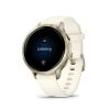 Montre Garmin Venu 4 - 41 mm Gray bracelet Silicone Ivoire