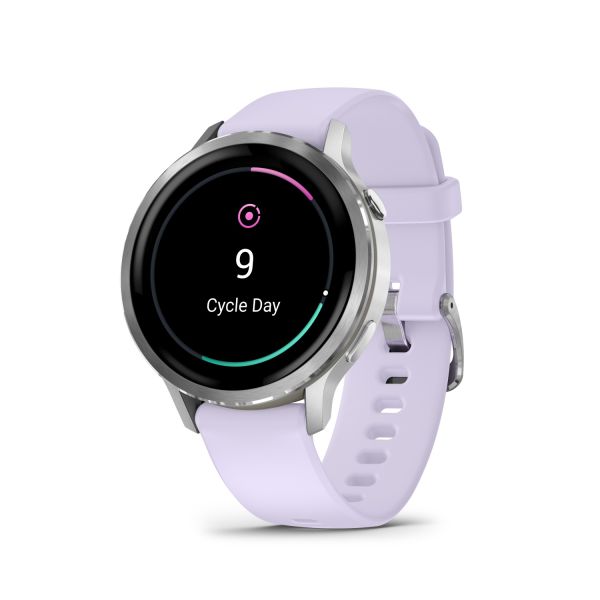 Montre Garmin Venu 4 - 41 mm Gray bracelet Silicone Pervenche
