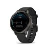 Montre Garmin Venu 4 - 41 mm Gray bracelet Silicone Noir