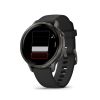Montre Garmin Venu 4 - 41 mm Gray bracelet Silicone Noir