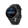Montre Garmin Venu 4 - 41 mm Gray bracelet Silicone Noir