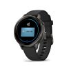Montre Garmin Venu 4 - 41 mm Gray bracelet Silicone Noir