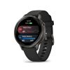 Montre Garmin Venu 4 - 41 mm Gray bracelet Silicone Noir