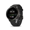 Montre Garmin Venu 4 - 41 mm Gray bracelet Silicone Noir