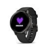 Montre Garmin Venu 4 - 41 mm Gray bracelet Silicone Noir
