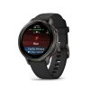 Montre Garmin Venu 3 Black bracelet cuir noir
