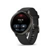Montre Garmin Venu 4 - 41 mm Gray bracelet Silicone Noir