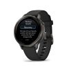 Montre Garmin Venu 4 - 41 mm Gray bracelet Silicone Noir