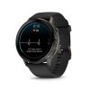 Montre Garmin Venu 3 Black bracelet cuir noir
