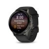 Montre Garmin Venu 3 Black bracelet cuir noir