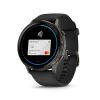 Montre Garmin Venu 3 Black bracelet cuir noir