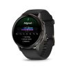 Montre Garmin Venu 3 Black bracelet cuir noir