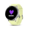 Montre Garmin Venu 3 Black bracelet cuir noir