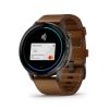 Montre Garmin Venu 3 Black bracelet cuir noir