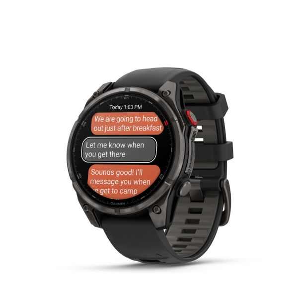 copy of Montre Garmin Fenix 7 Pro Sapphire Solar Edition Carbone Gris DLC Titane Bracelet Noir