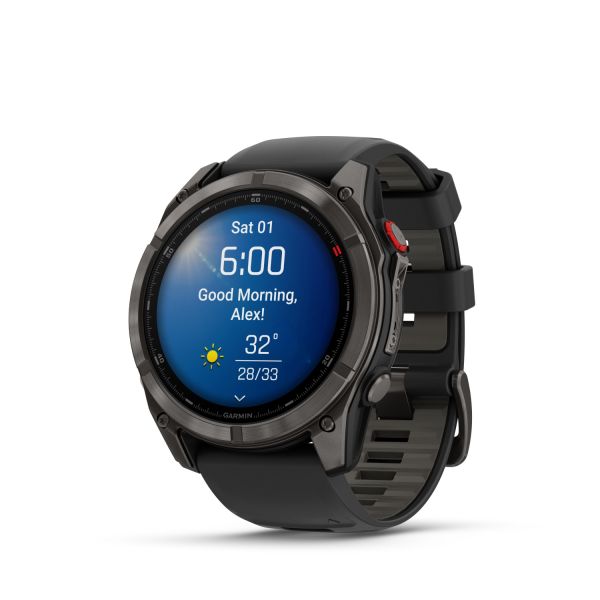 copy of Montre Garmin Fenix 7 Pro Sapphire Solar Edition Carbone Gris DLC Titane Bracelet Noir