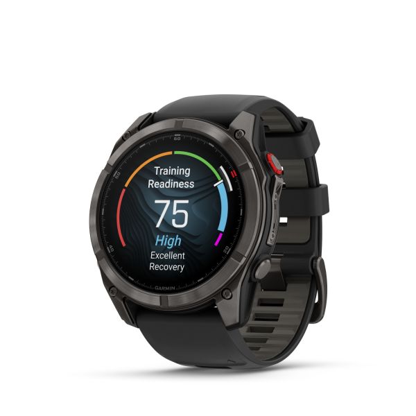 Montre Garmin Fenix 8 Pro 51mm AMOLED Sapphire Titane Bracelet Noir