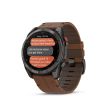 Montre Garmin Fenix 8 Pro 51mm AMOLED Sapphire Titane Bracelet Cuir + Silicone