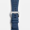 Montre BELL & ROSS BR-X3 Blue Steel Bracelet Caoutchouc