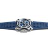 Montre BELL & ROSS BR-X3 Blue Steel Bracelet Caoutchouc