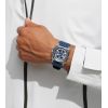 Montre BELL & ROSS BR-X3 Blue Steel Bracelet Caoutchouc