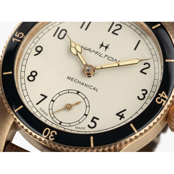 Montre Hamilton Khaki Aviation Pilot Pioneer Mechanical 43mm Bronze