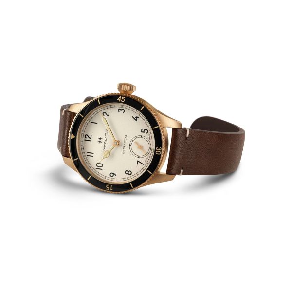Montre Hamilton Khaki Aviation Pilot Pioneer Mechanical 43mm Bronze