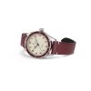 Montre Hamilton Khaki Aviation Pilot Pioneer 38mm Cadran Crème Bracelet cuir Bordeaux
