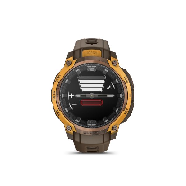 Montre Garmin Instinct Crossover - 50mm AMOLED Bronze Orange Pastel