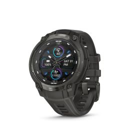 Montre Garmin Instinct Crossover 50mm AMOLED Grise Charbon