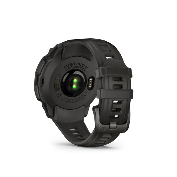 Montre Garmin Instinct Crossover 50mm AMOLED Grise Charbon