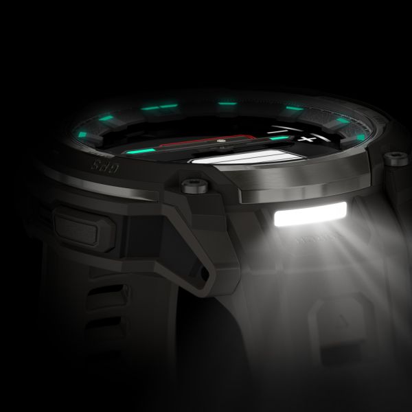 Montre Garmin Instinct Crossover 50mm AMOLED Grise Charbon