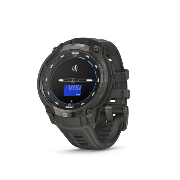 Montre Garmin Instinct Crossover 50mm AMOLED Grise Charbon