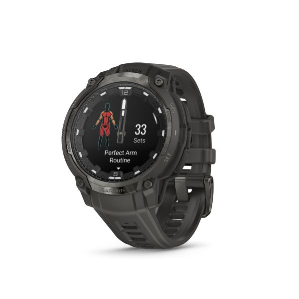 Montre Garmin Instinct Crossover 50mm AMOLED Grise Charbon