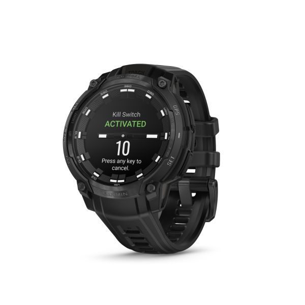 Montre Garmin Instinct Crossover 50mm AMOLED Tactical Edition Noire