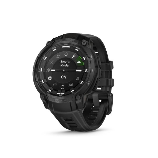 Montre Garmin Instinct Crossover 50mm AMOLED Tactical Edition Noire