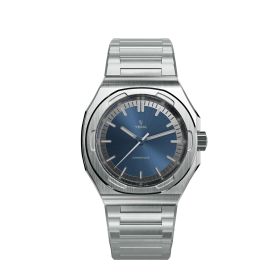 Montre Yema Urban Traveller Cadran Bleu Bracelet Acier