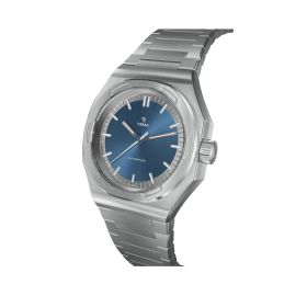 Montre Yema Urban Traveller Cadran Bleu Bracelet Acier
