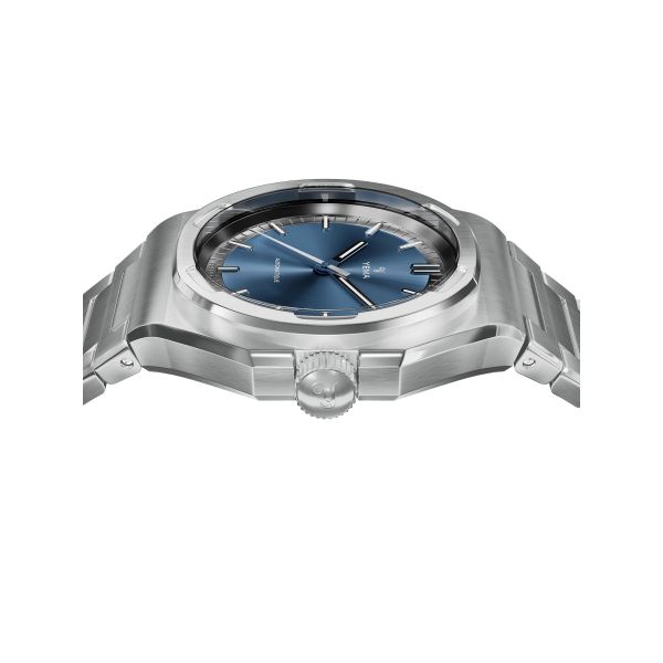 Montre Yema Urban Traveller Cadran Bleu Bracelet Acier