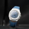 Montre Yema Urban Traveller Cadran Bleu Bracelet Caoutchouc